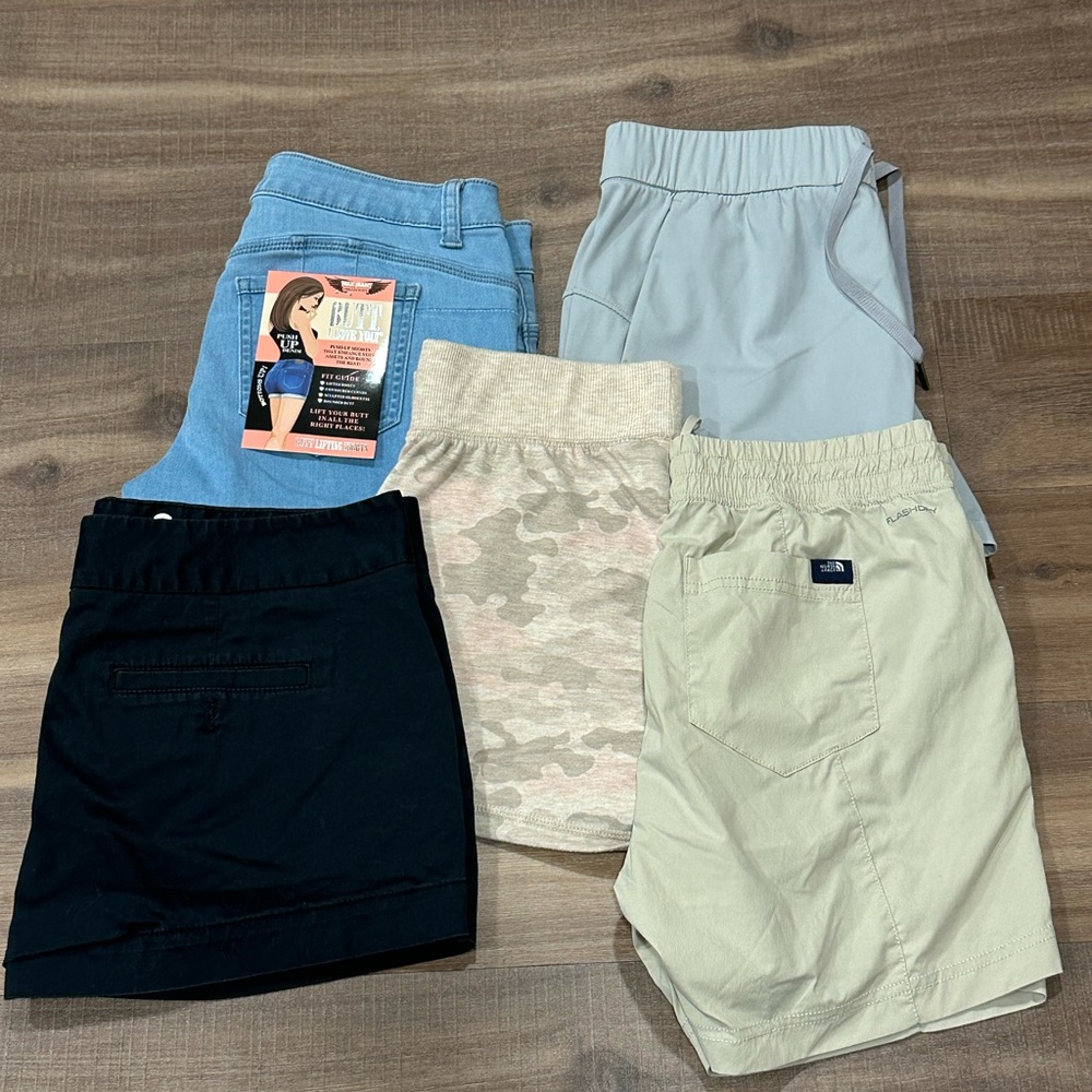Lot of women’s shorts M 8/10 Calvin Klein, North Face and more